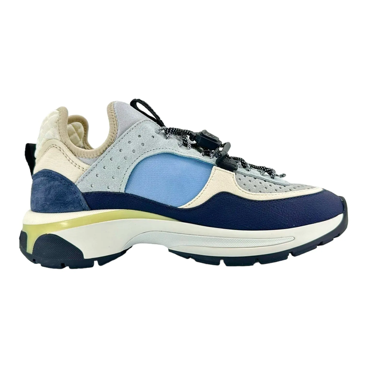 Chanel CC Trainer Sneaker Navy Cream (W)