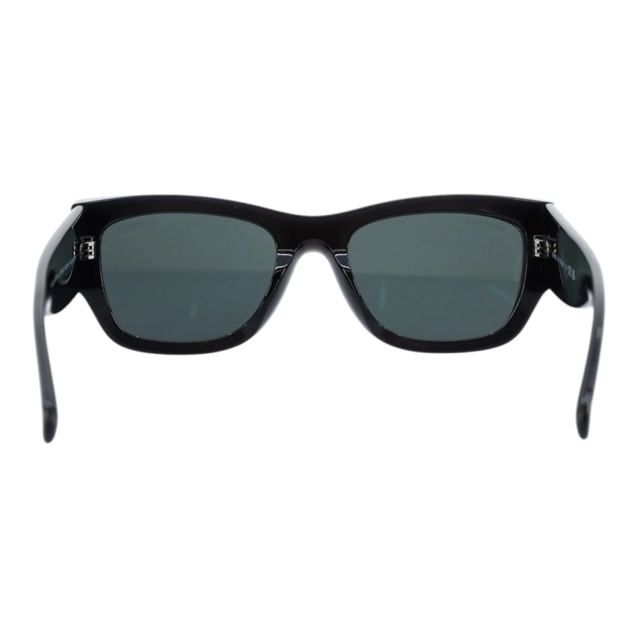 Chanel Rectangle Sunglasses Black Pre-Owned