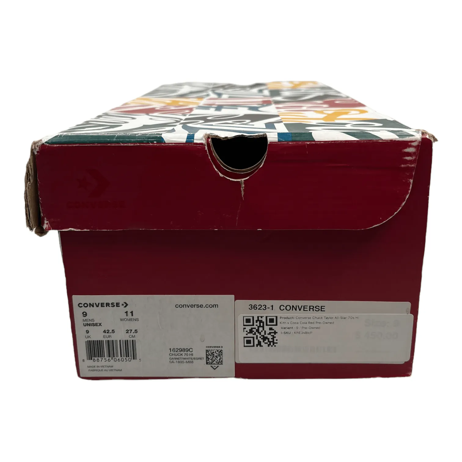 Converse Chuck Taylor All-Star 70s Hi Kith x Coca Cola Red Pre-Owned