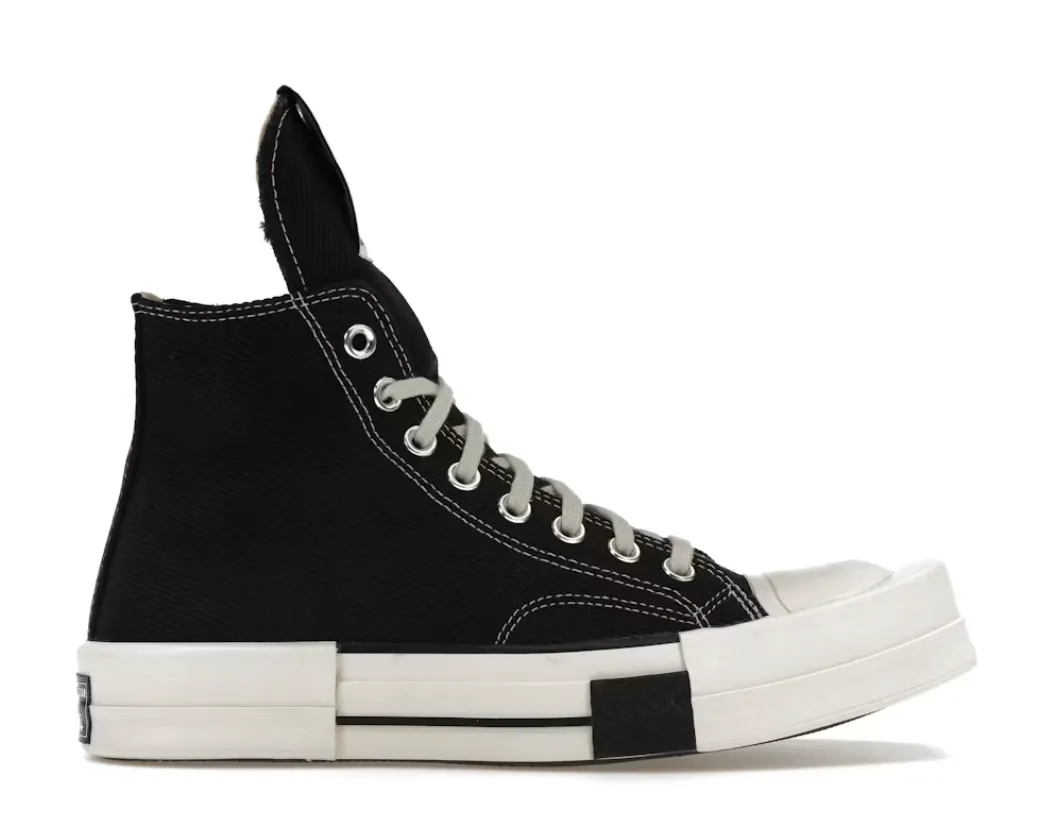 Converse TURBODRK Chuck Taylor All Star 70 Hi Rick Owens DRKSHDW Black