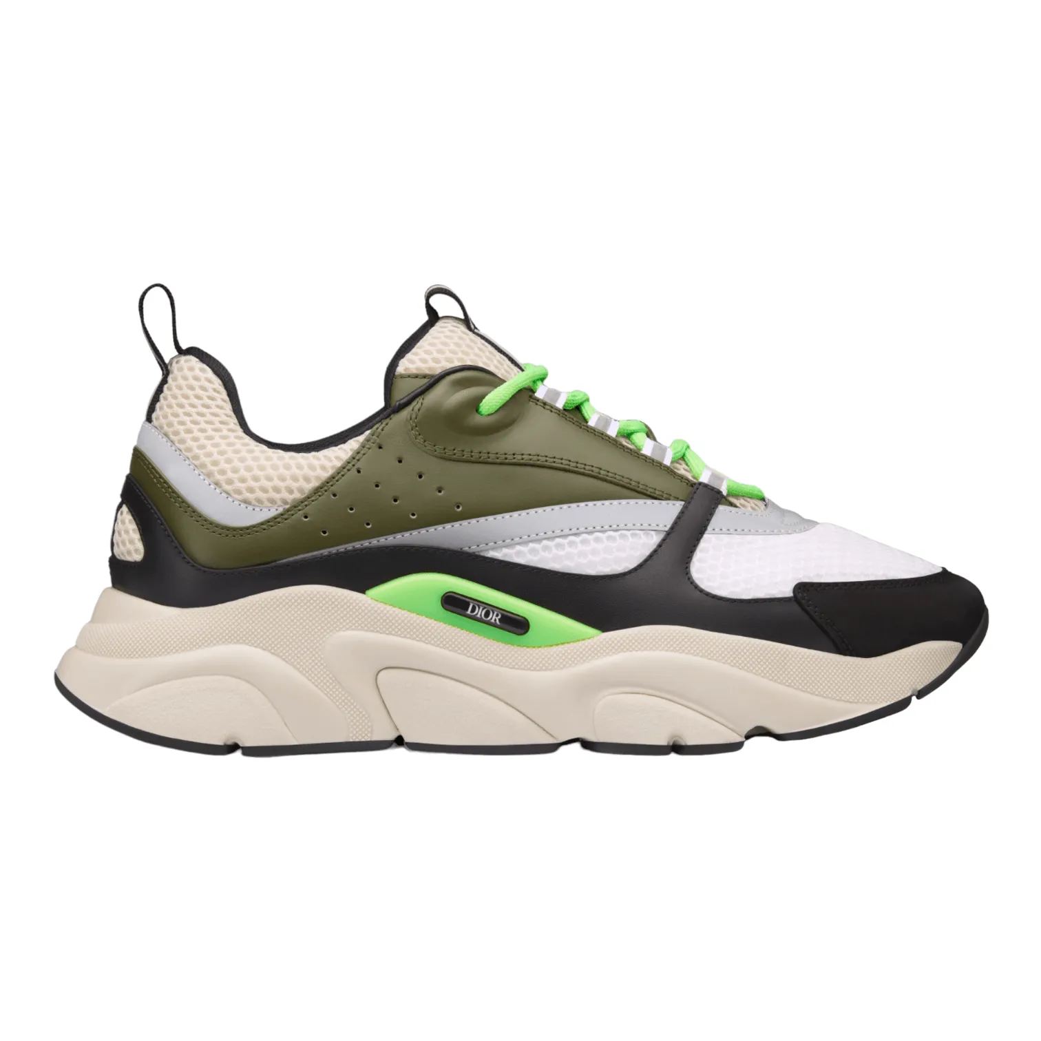 Dior B22 Trainer Cream Olive Black