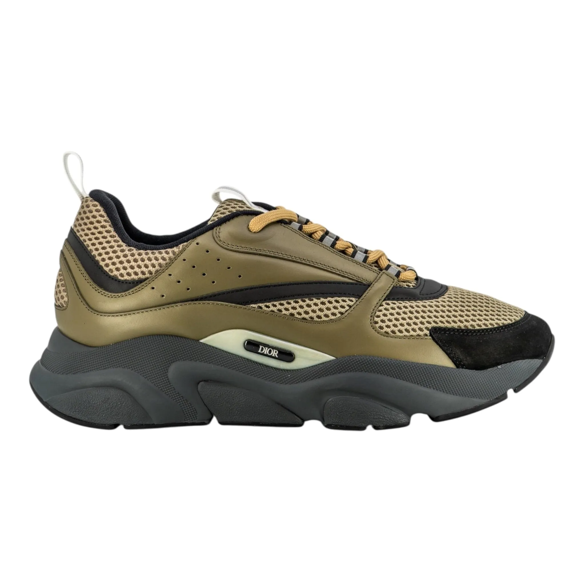 Dior B22 Trainer Khaki Black