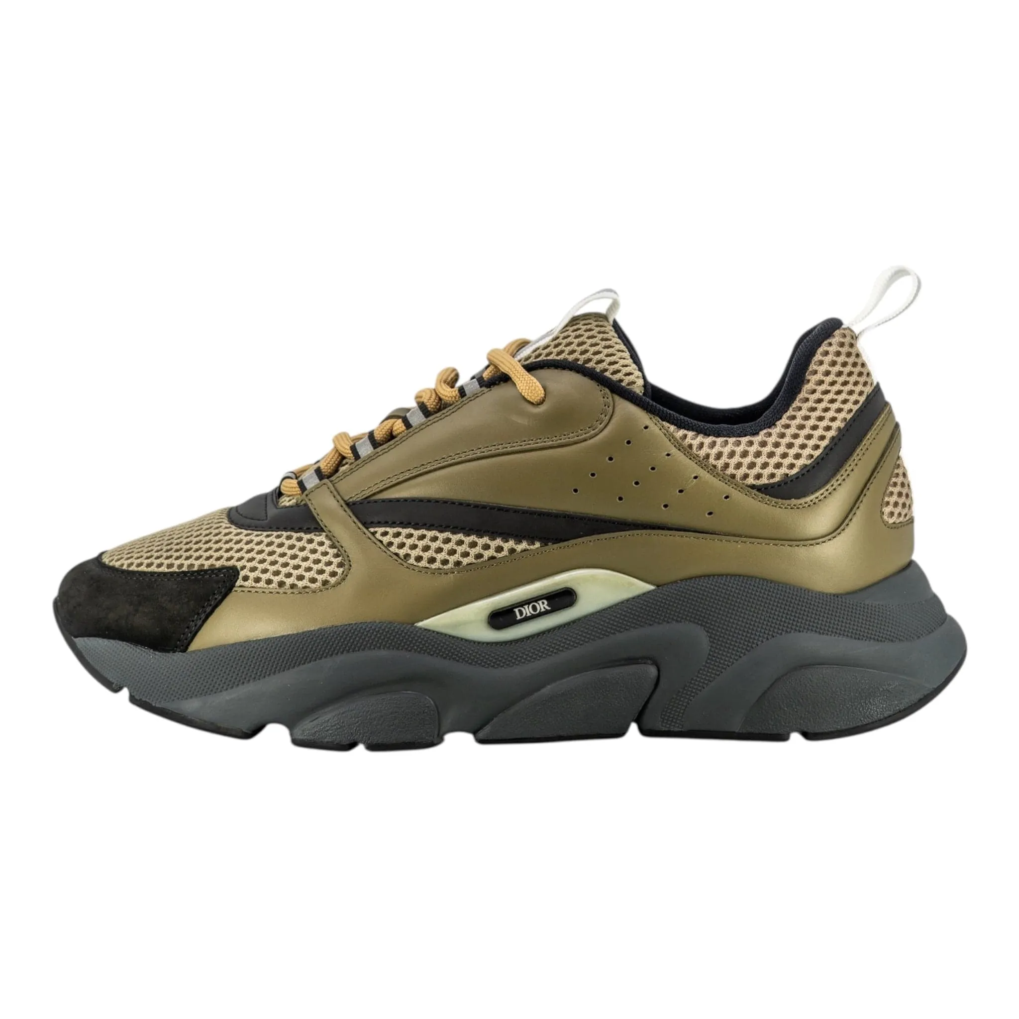 Dior B22 Trainer Khaki Black