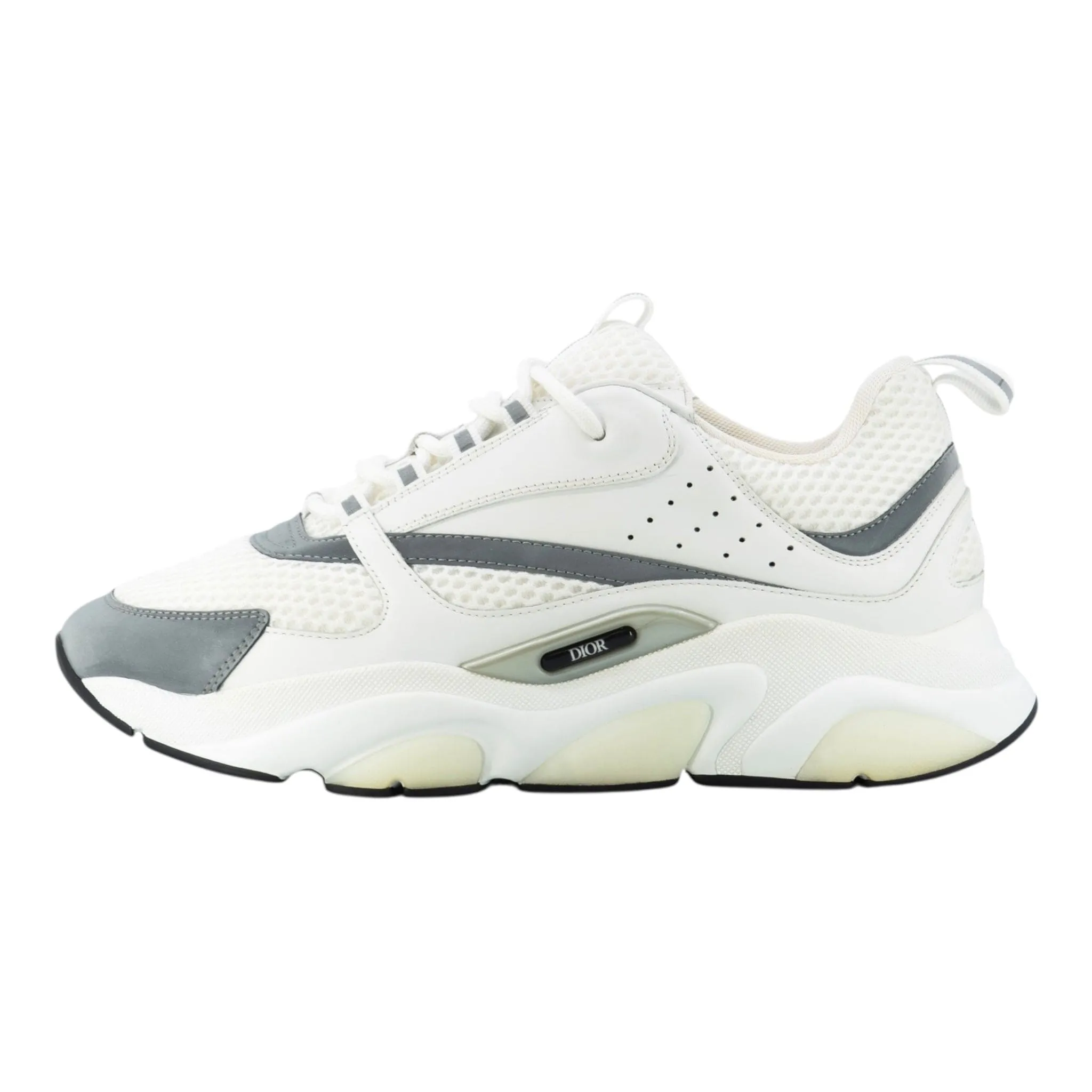 Dior B22 Trainer White Silver Pre-Owned
