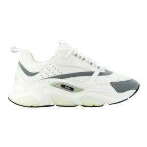 Dior B22 Trainer White Silver Pre-Owned