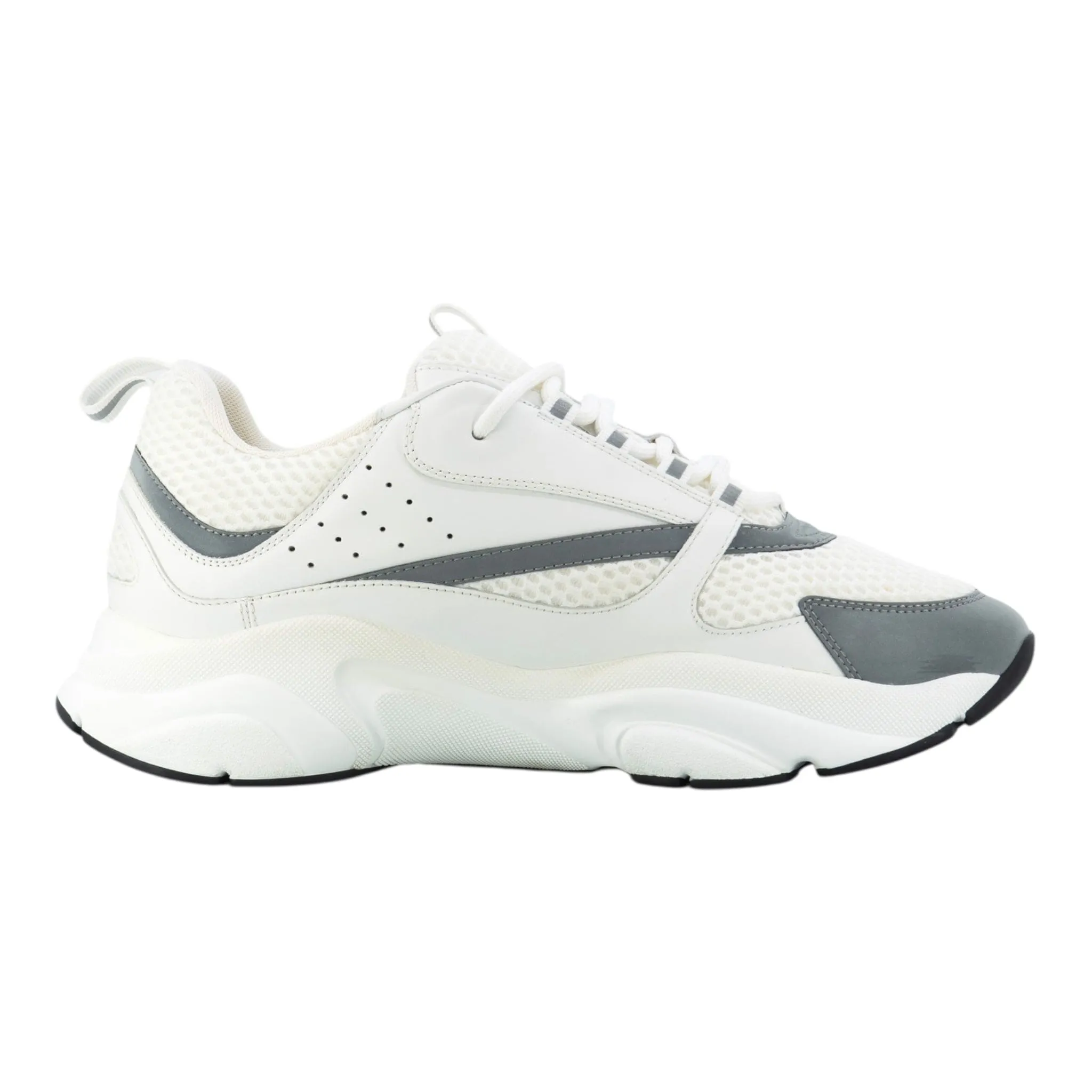Dior B22 Trainer White Silver Pre-Owned