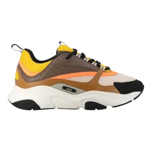 Dior B22 Trainer Yellow White Brown