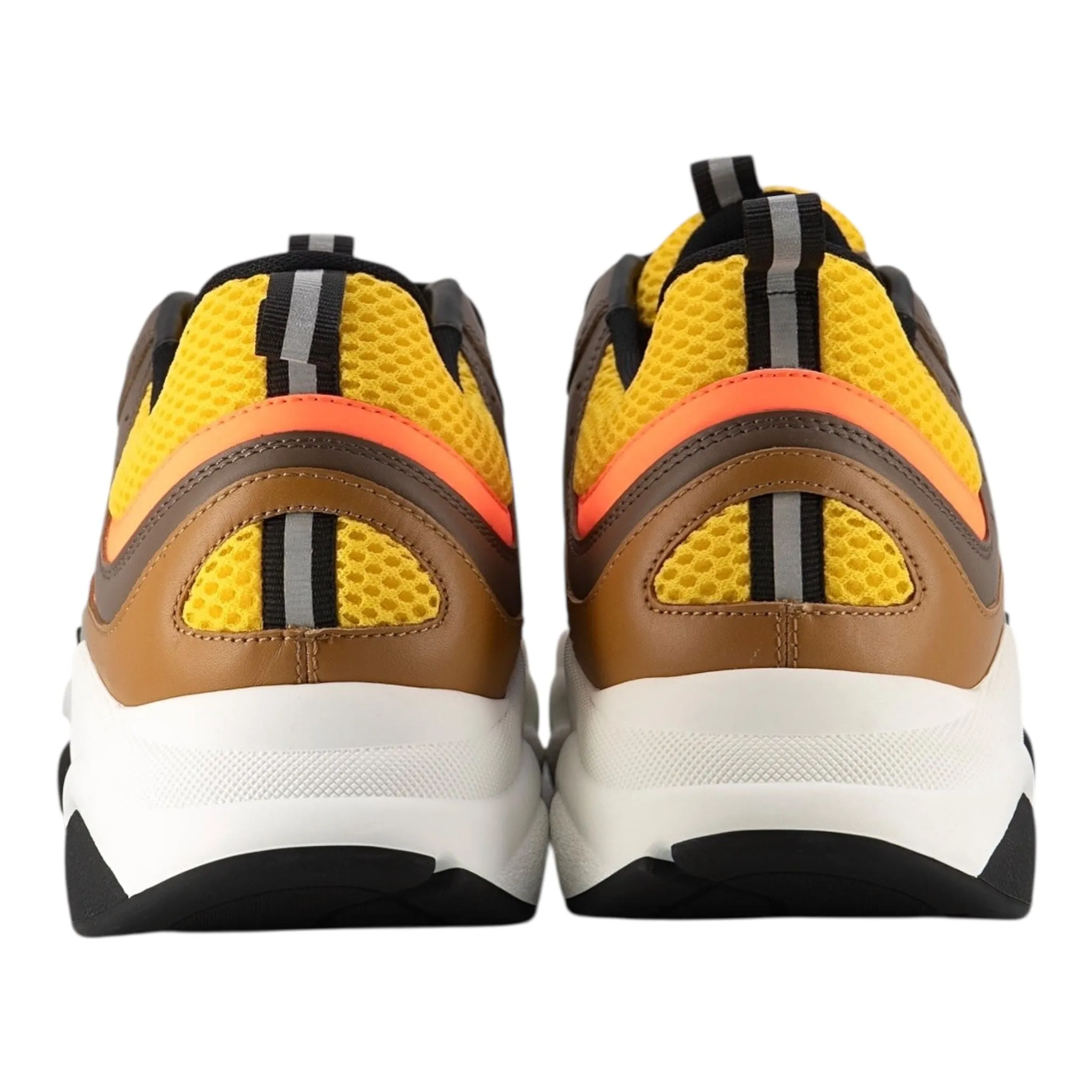 Dior B22 Trainer Yellow White Brown