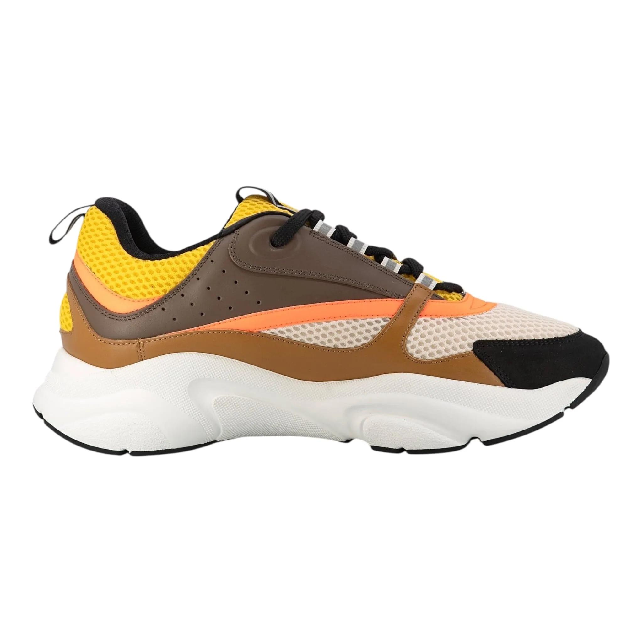 Dior B22 Trainer Yellow White Brown