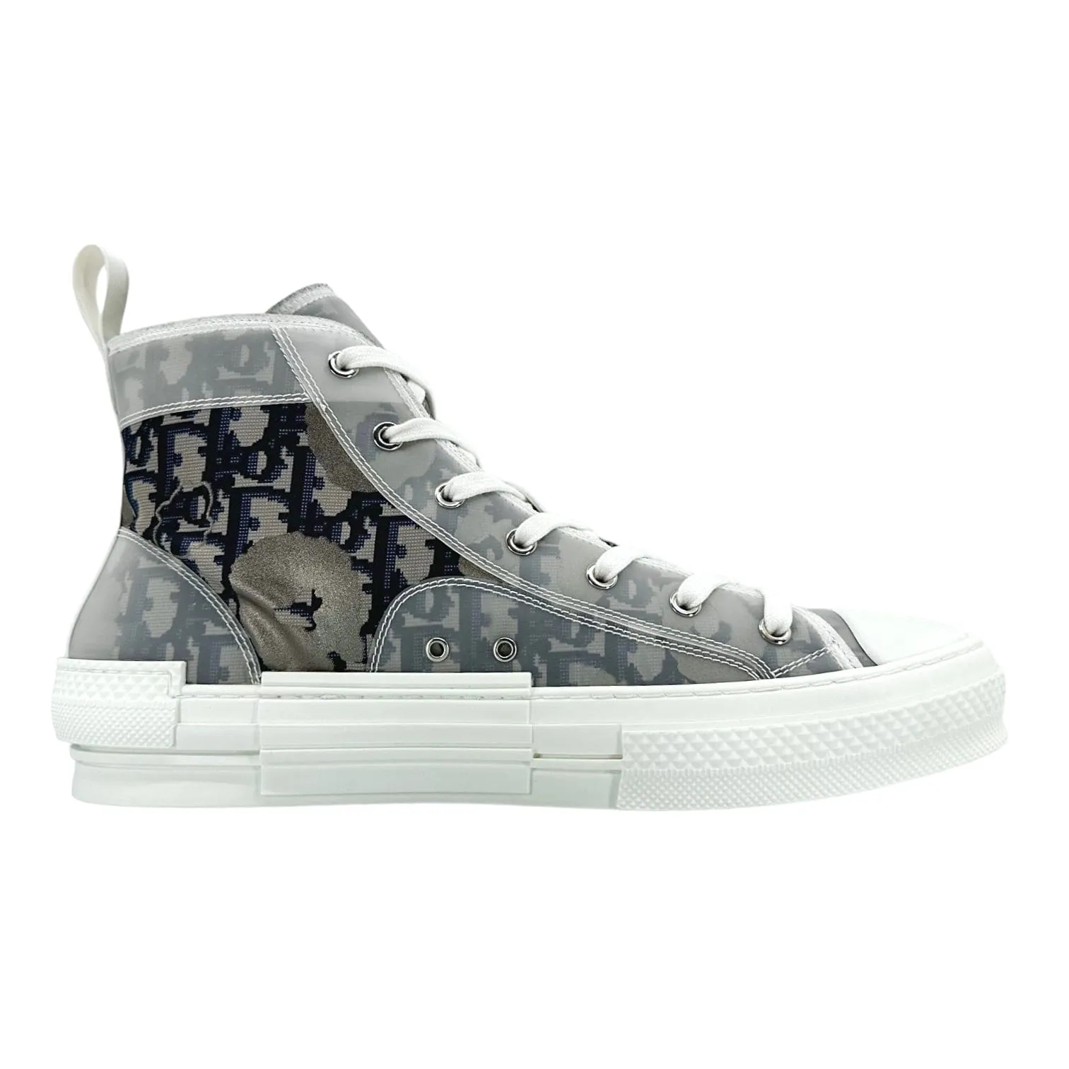 Dior B23 Trainer High Oblique Safari Beige Pre-Owned