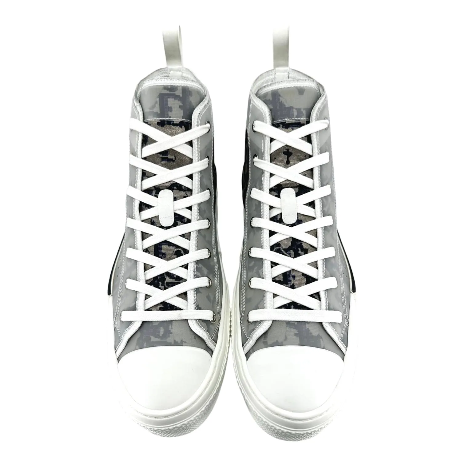 Dior B23 Trainer High Oblique Safari Beige Pre-Owned