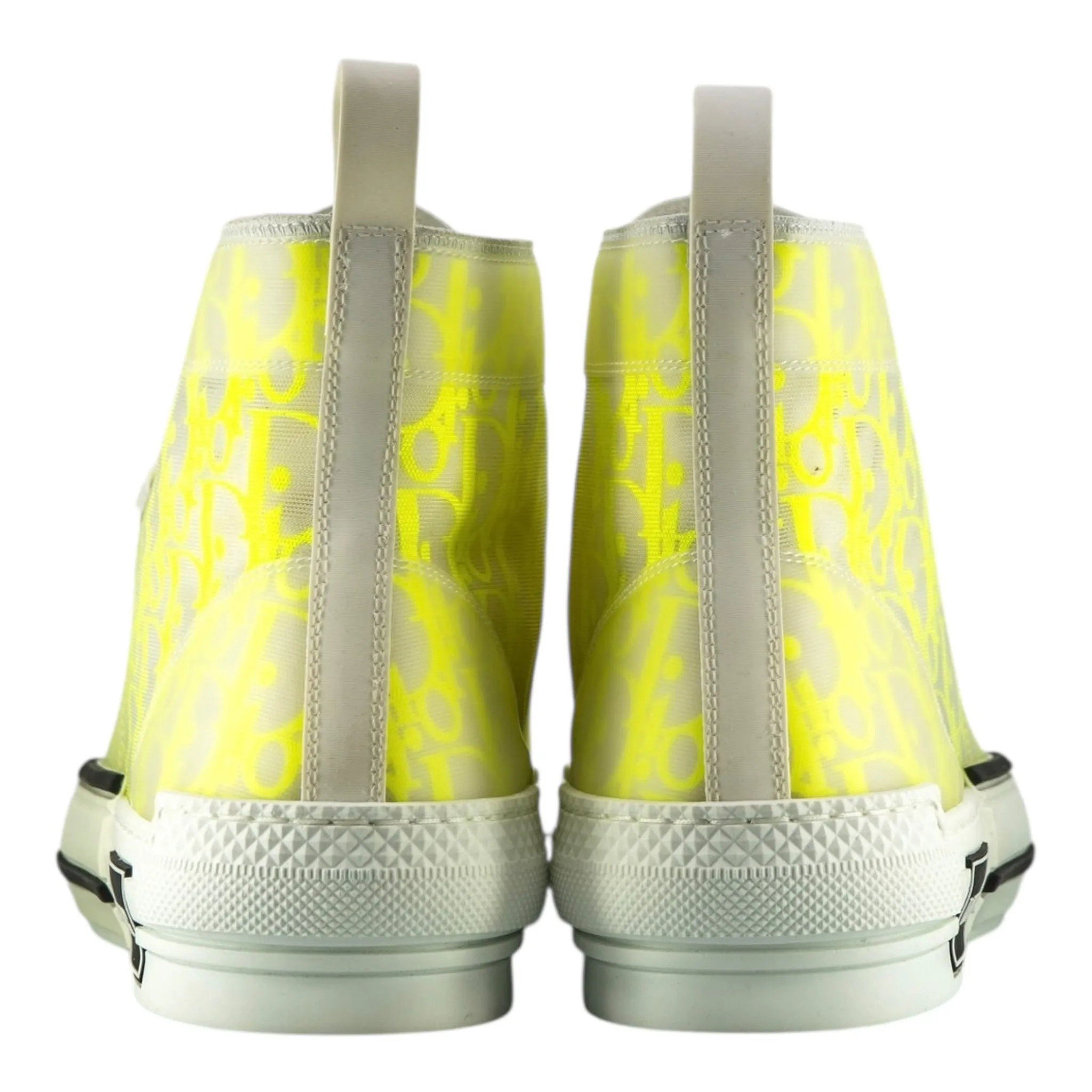 Dior B23 Trainer High Oblique White Yellow