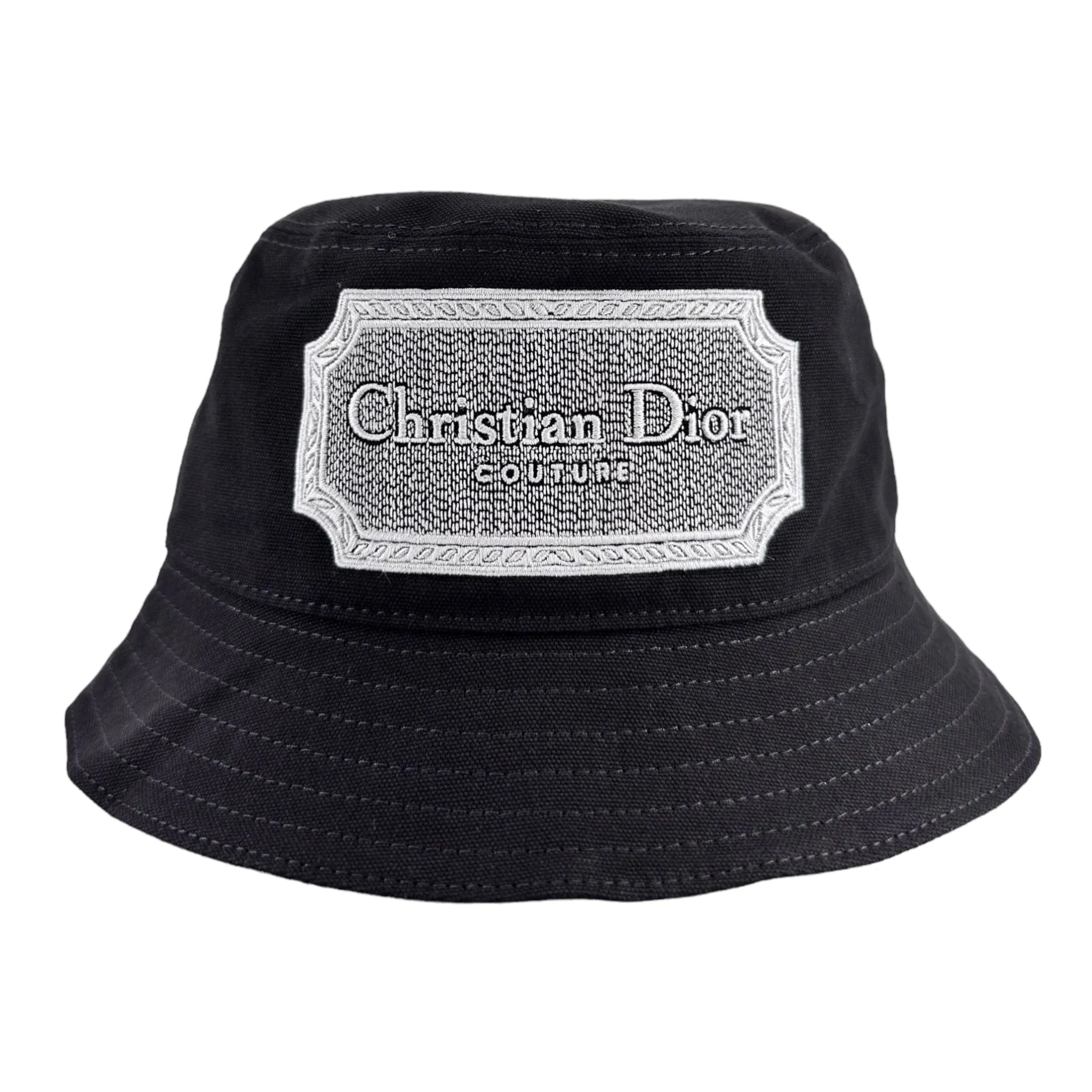 Dior Couture Bucket Hat Black Pre-Owned
