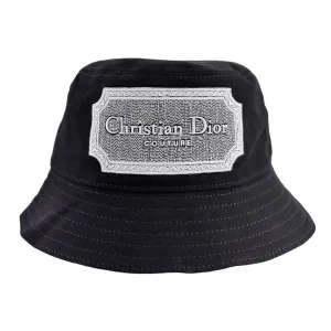 Dior Couture Bucket Hat Black Pre-Owned