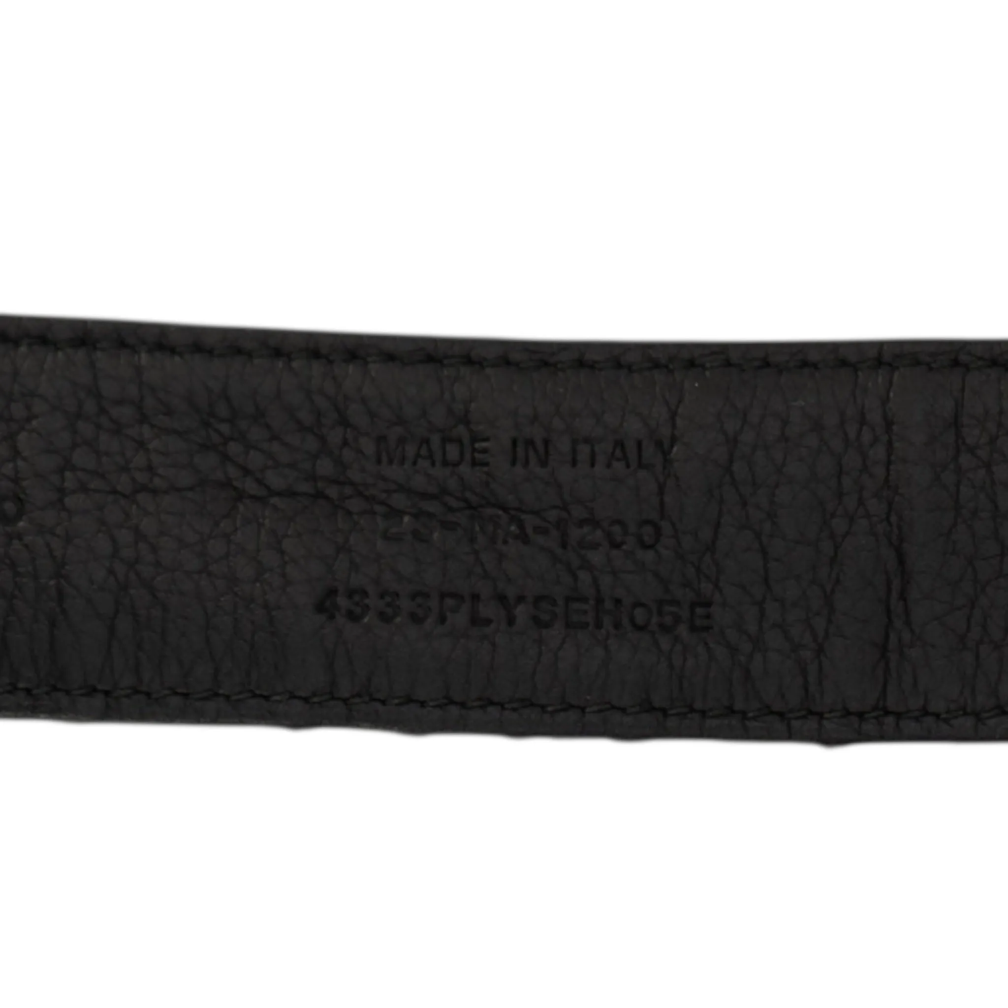 Dior Oblique Logo Belt Navy Blue Beige Silver Pre-Owned