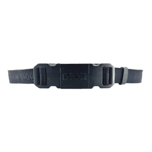 Dior Strap Clip Canvas Belt Black Pre-Owned