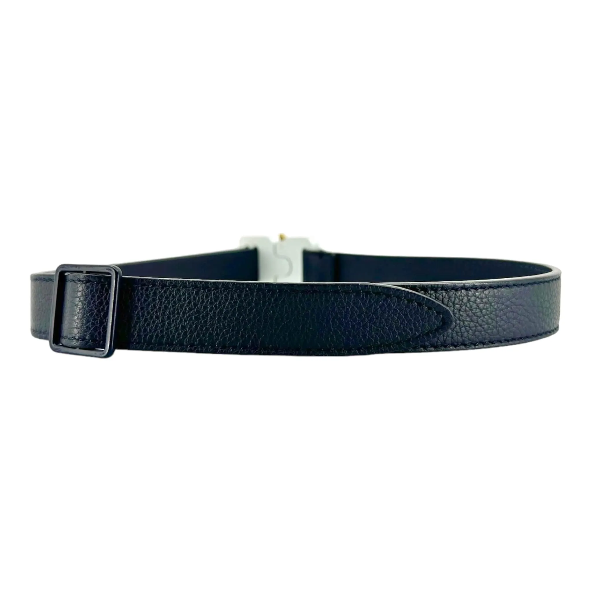 Dior x Alyx Rollercoaster Buckle Belt Navy Pre-Owned
