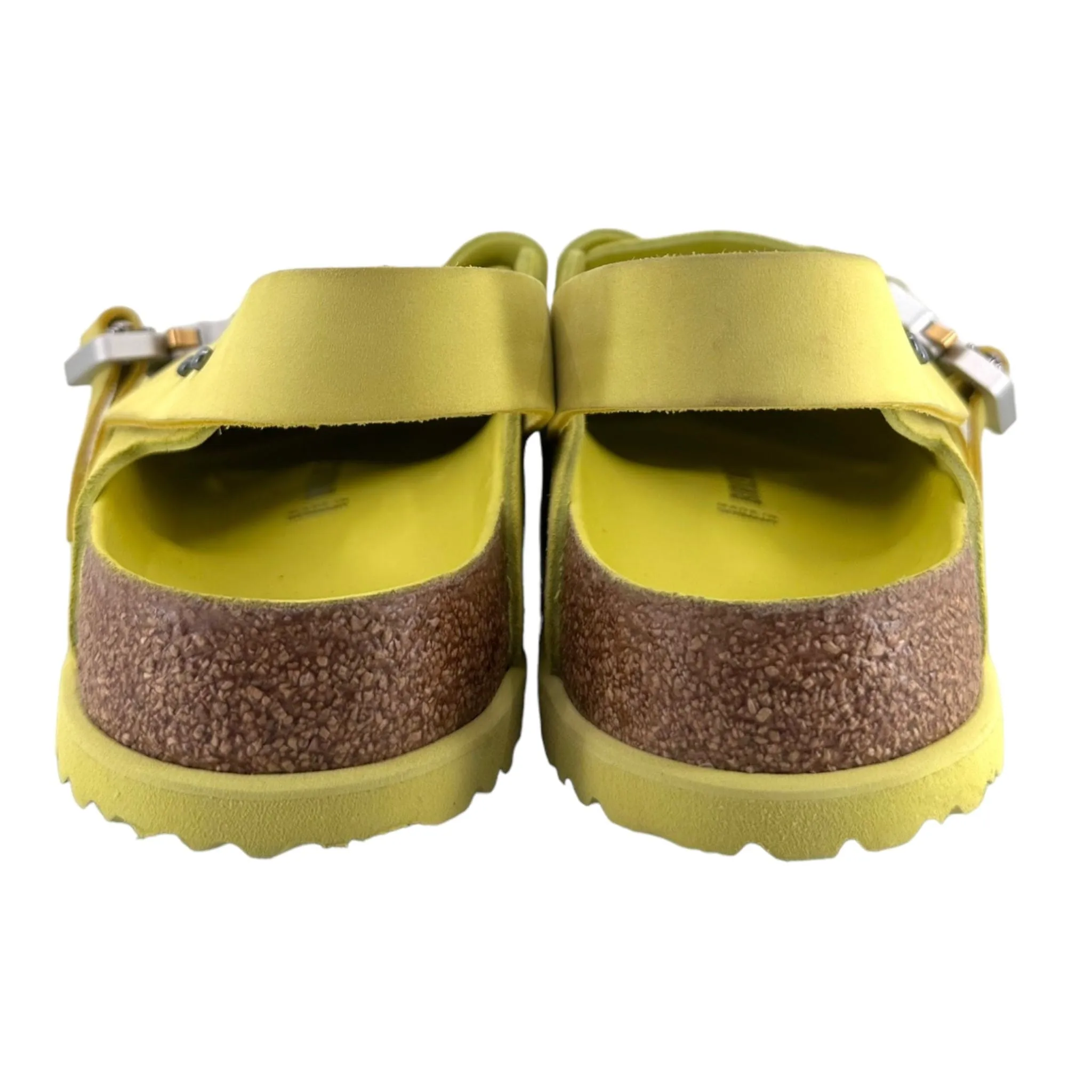 Dior x Birkenstock Mule Tokio Nubuck Calfskin Pastel Yellow Pre-Owned