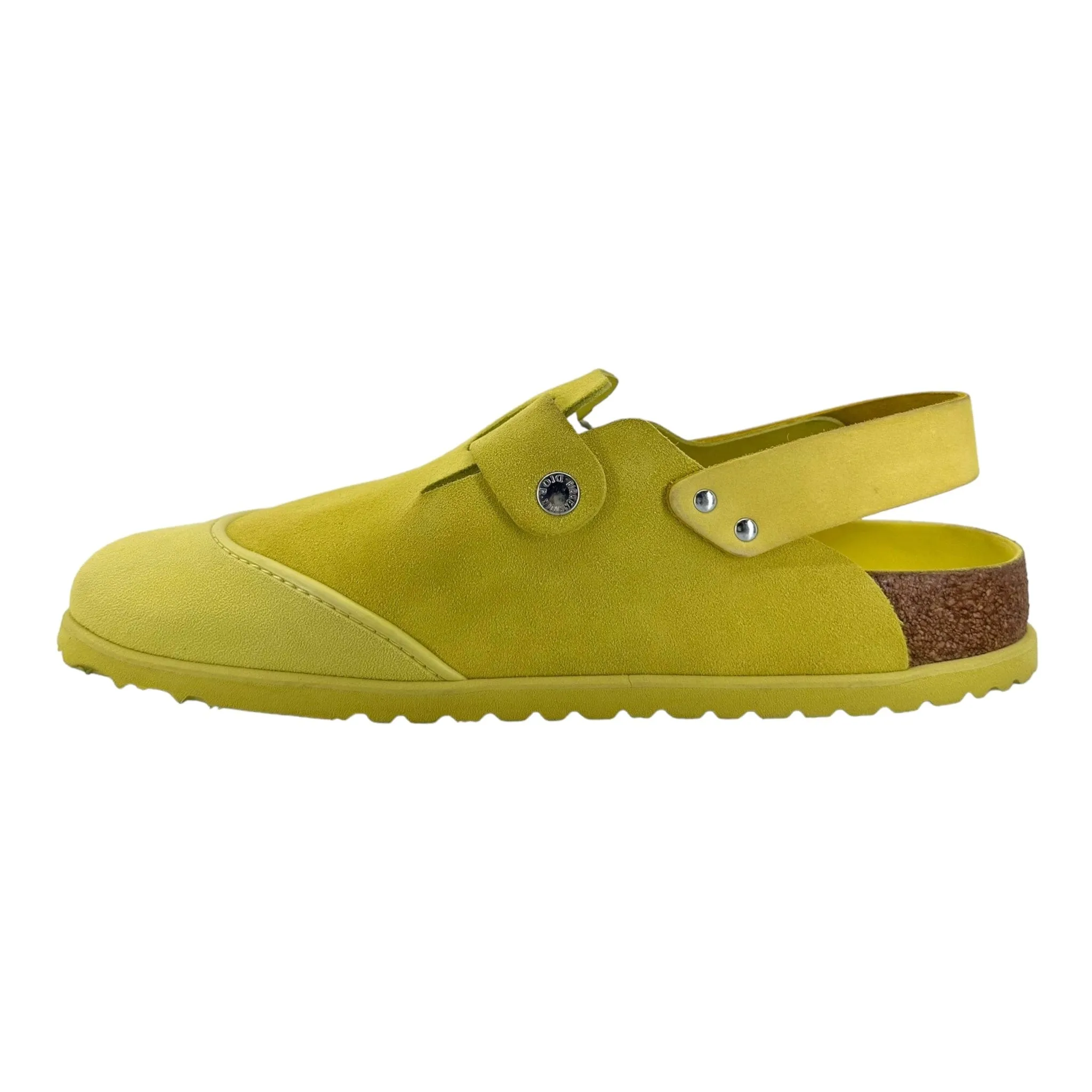 Dior x Birkenstock Mule Tokio Nubuck Calfskin Pastel Yellow Pre-Owned