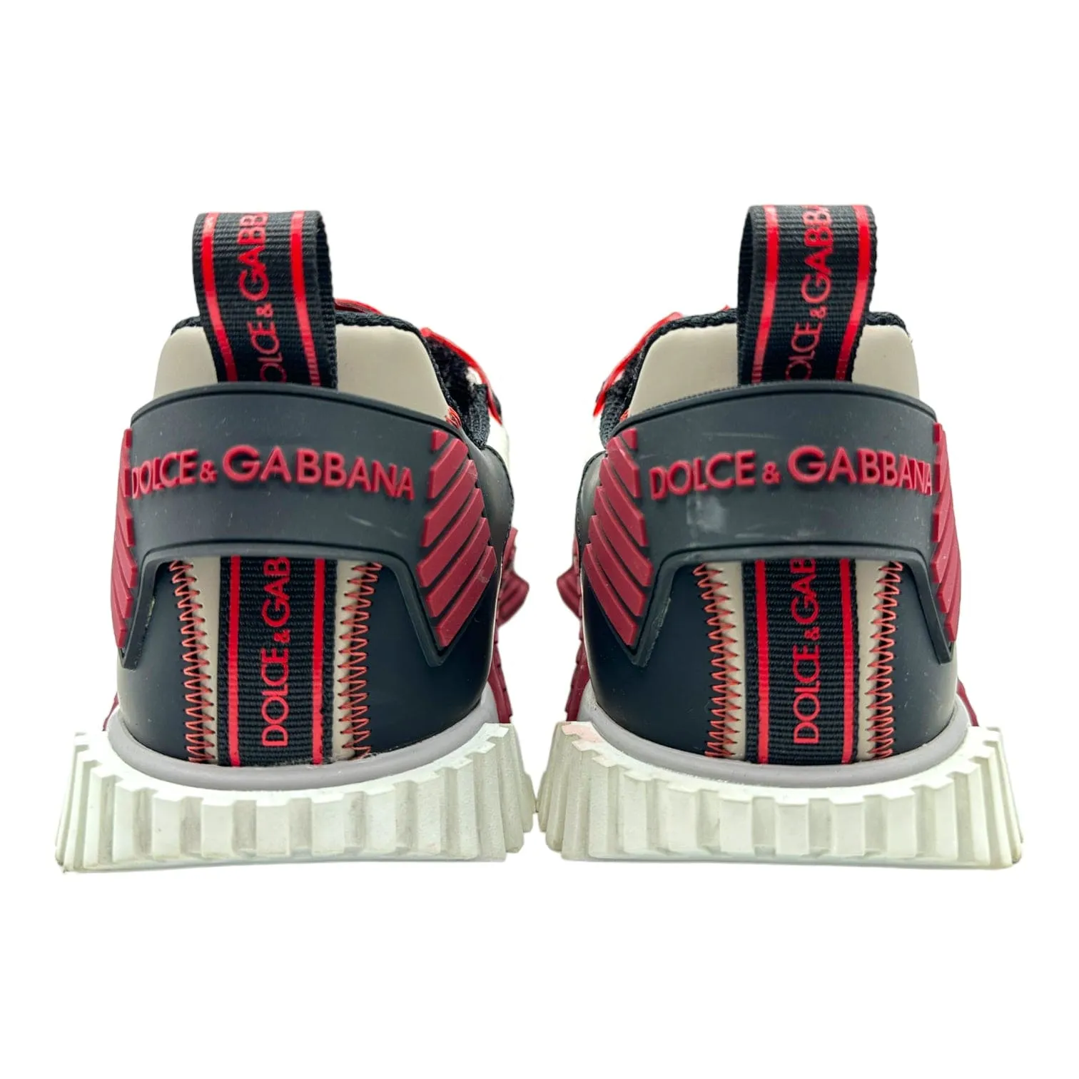Dolce & Gabbana NS1 Low Top Sneaker Red White Black Pre-Owned