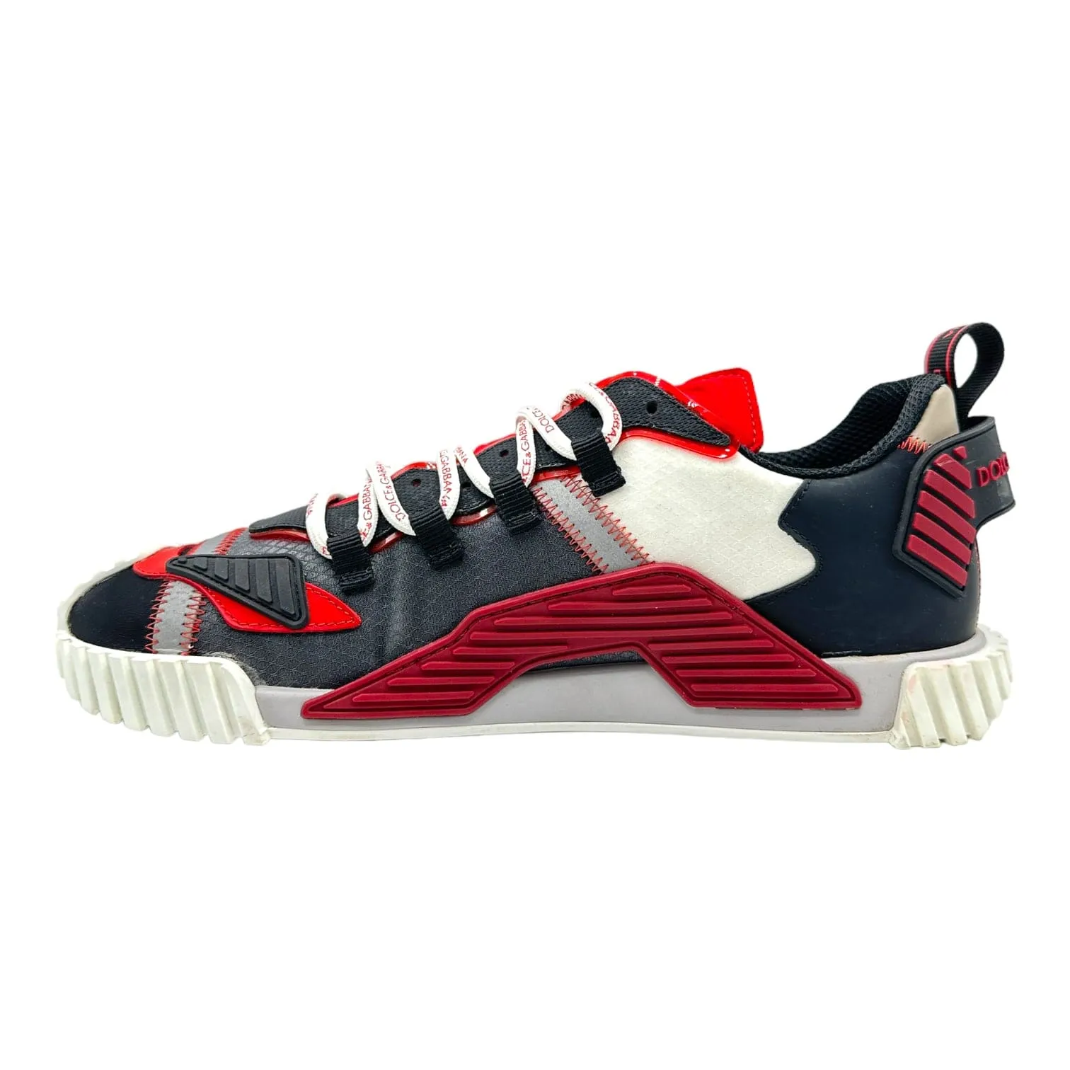 Dolce & Gabbana NS1 Low Top Sneaker Red White Black Pre-Owned