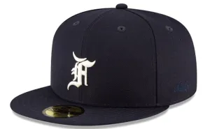 Fear of God Essentials New Era 59Fifty Fitted Hat Navy Blue White