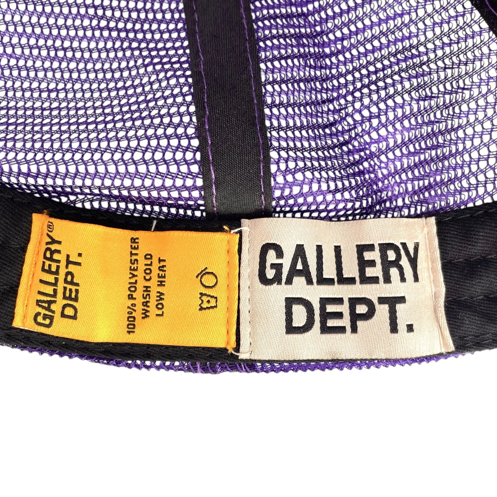 Gallery Department French Logo Trucker Hat Fluo Purple