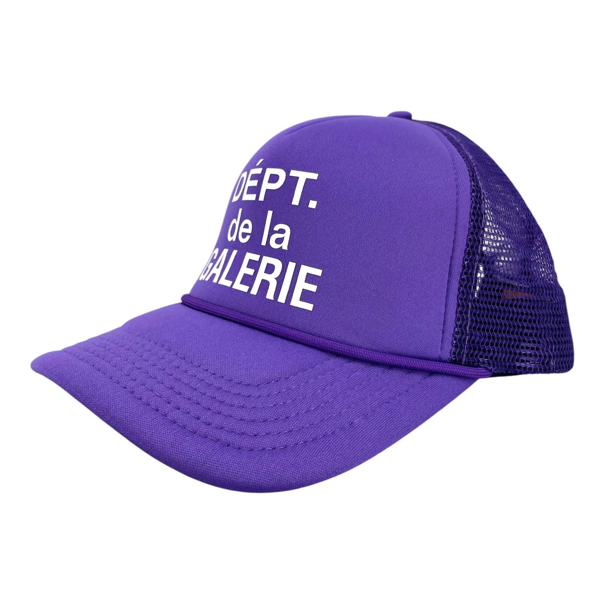 Gallery Department French Logo Trucker Hat Fluo Purple