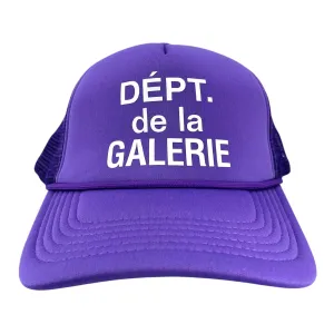 Gallery Department French Logo Trucker Hat Fluo Purple