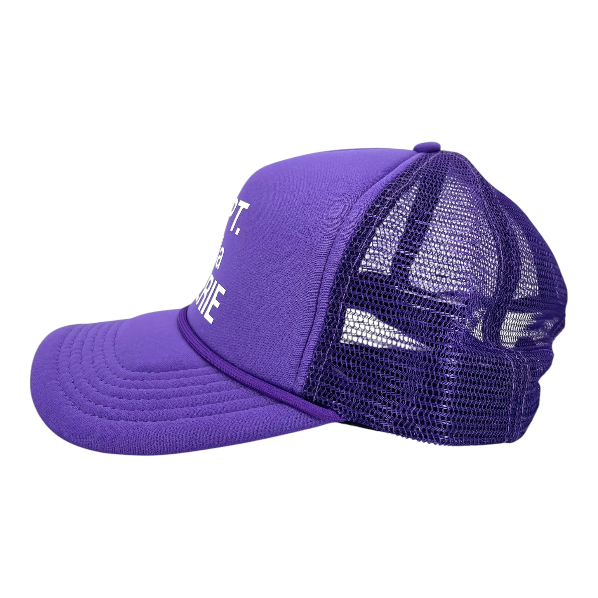 Gallery Department French Logo Trucker Hat Fluo Purple