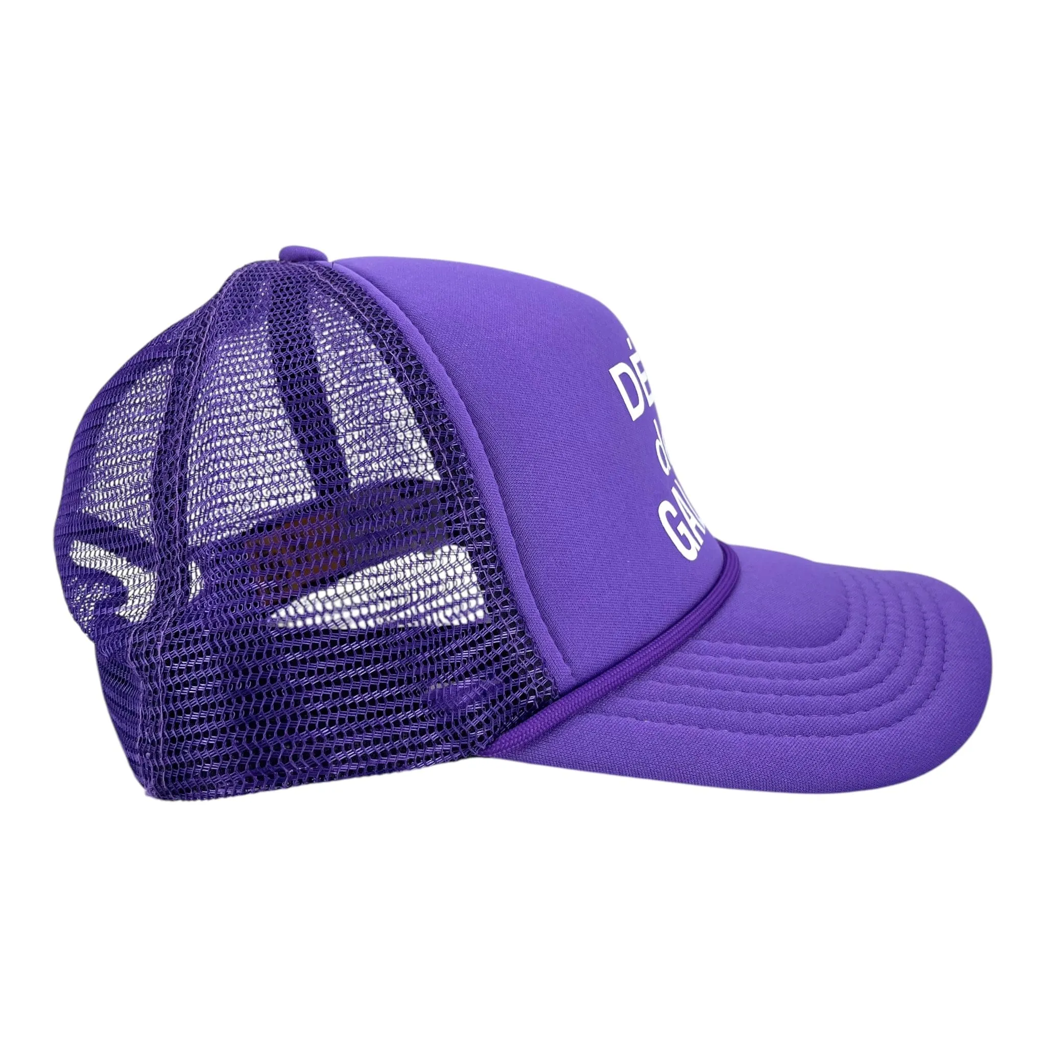 Gallery Department French Logo Trucker Hat Fluo Purple