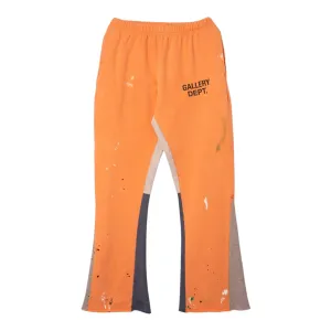 Gallery Department GD Logo Flare Sweatpants Orange Pre-Owned