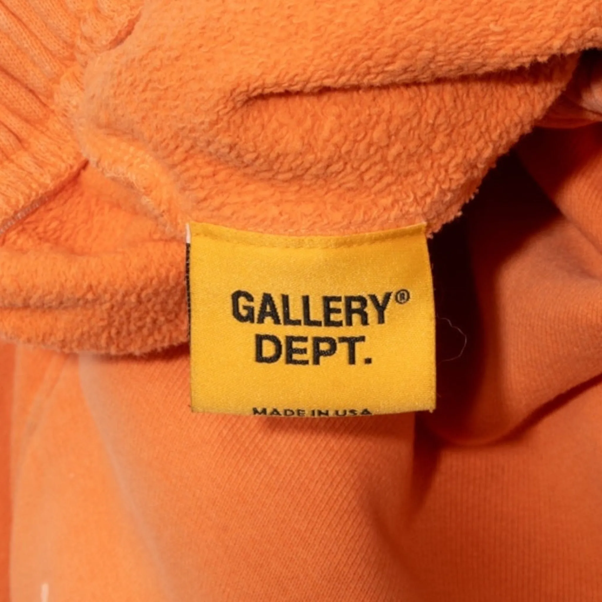 Gallery Department GD Logo Flare Sweatpants Orange Pre-Owned