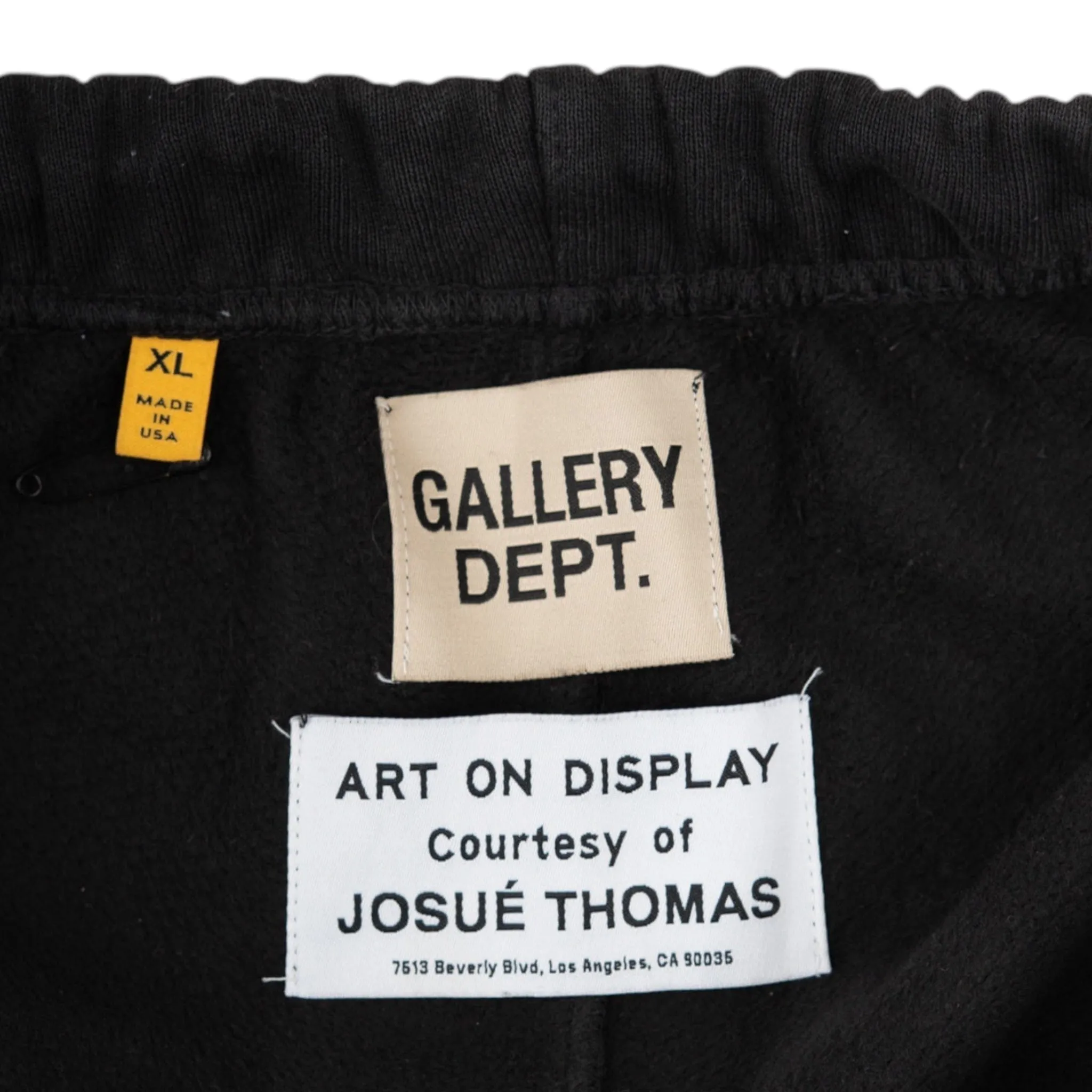 Gallery Department GD Logo Flare Sweatpants Washed Black (2024) Pre-Owned