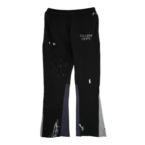 Gallery Department GD Logo Flare Sweatpants Washed Black Pre-Owned