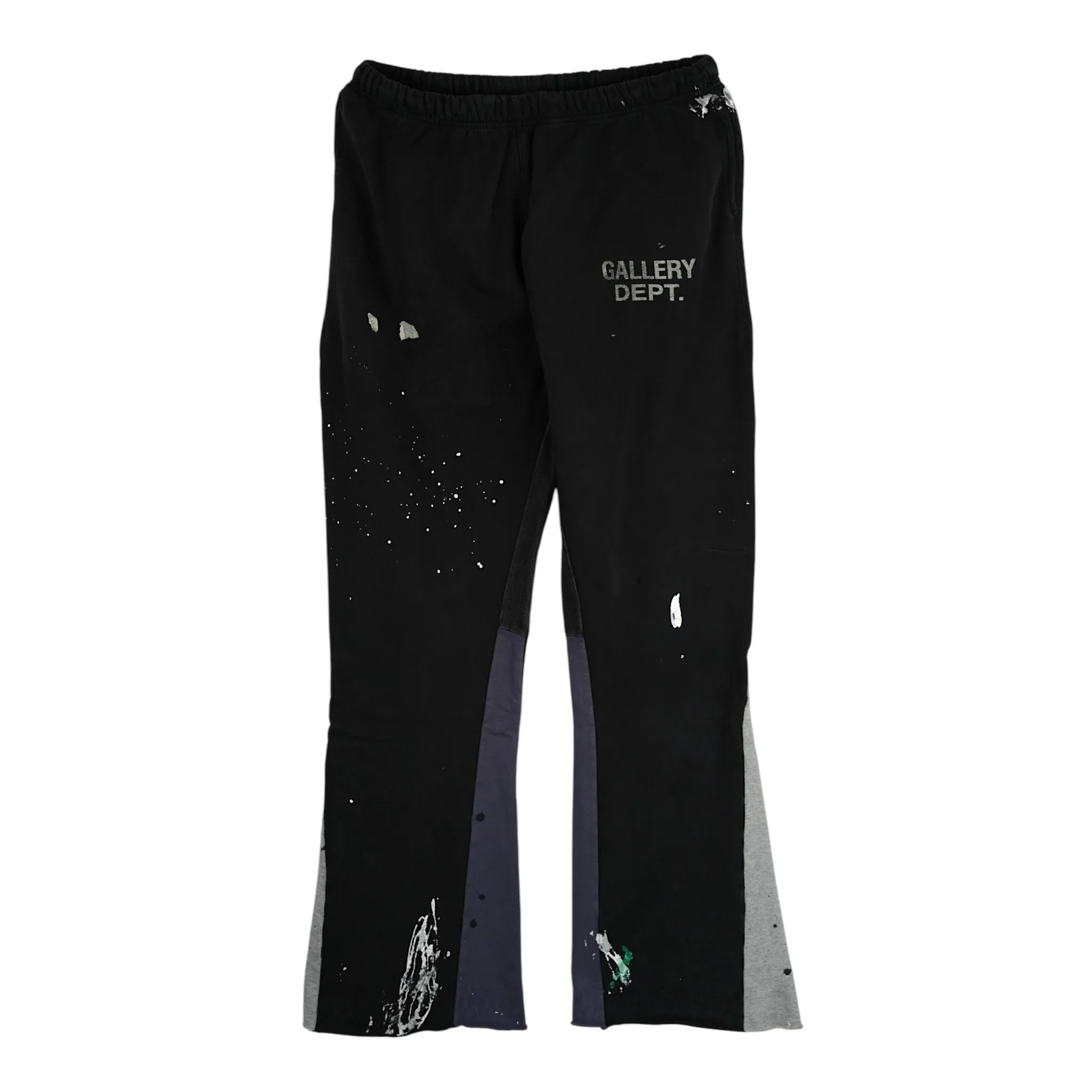 Gallery Department GD Logo Flare Sweatpants Washed Black Pre-Owned