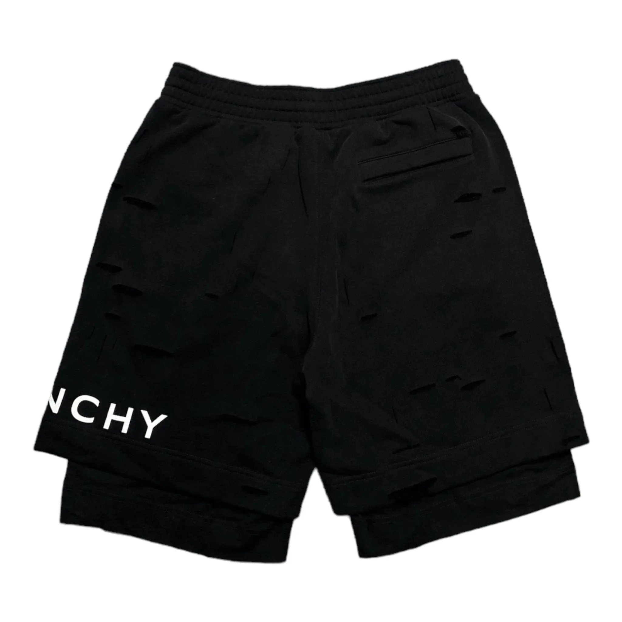 Givenchy Board Fit Hole Sweatshorts Black
