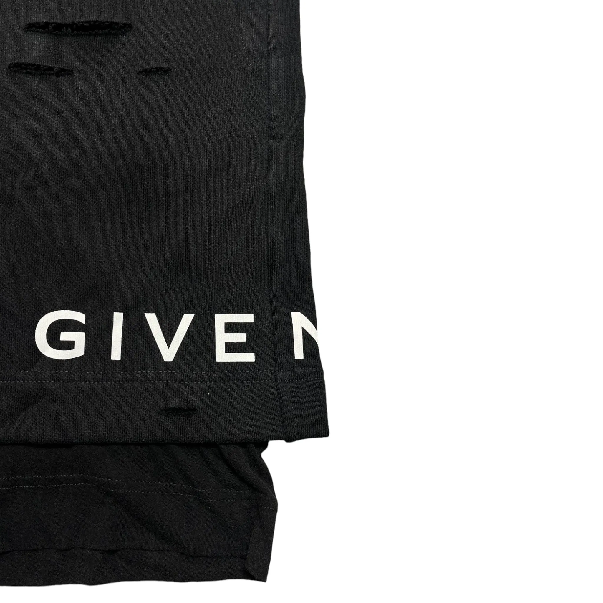 Givenchy Board Fit Hole Sweatshorts Black