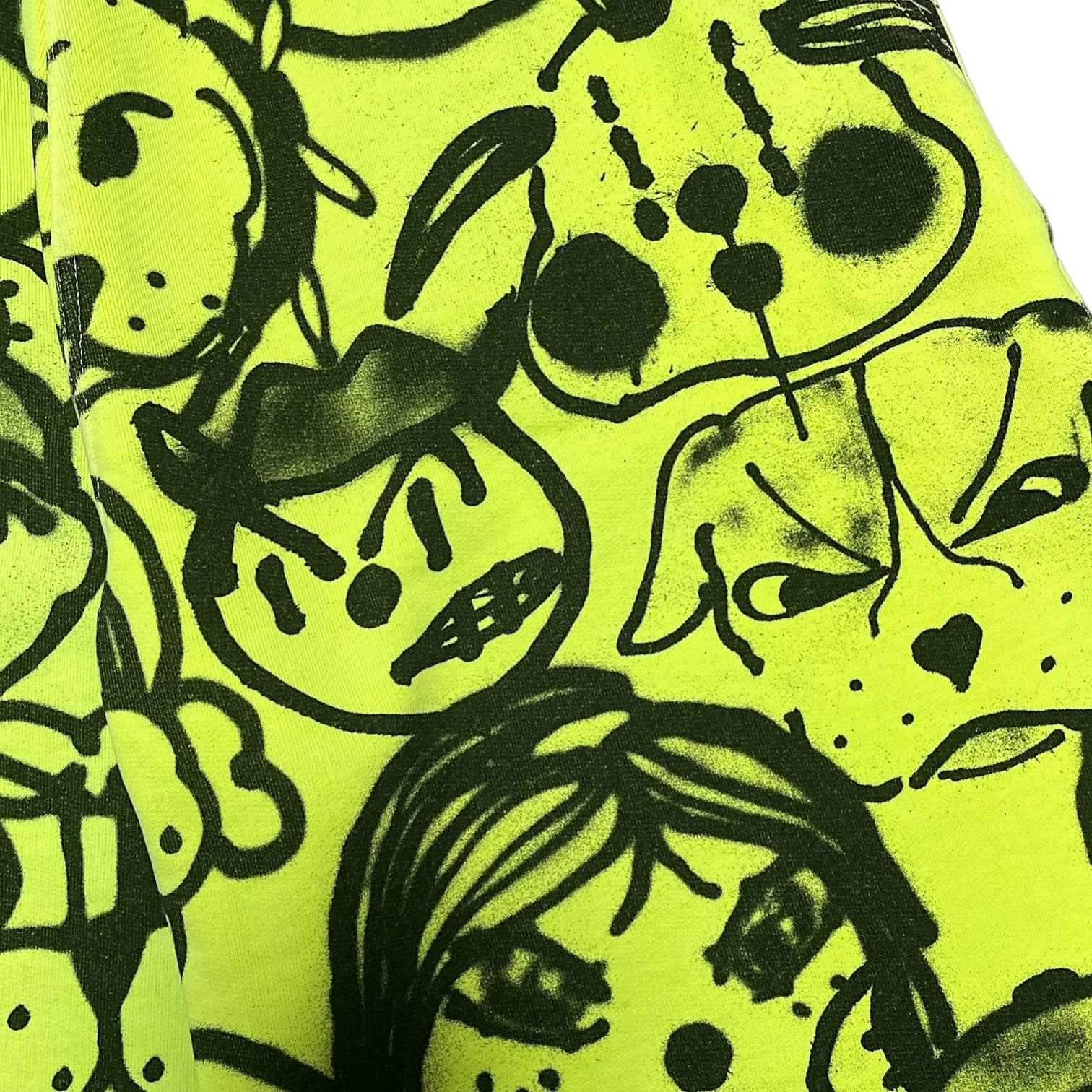 Givenchy Chito Dog Sweatshorts Neon Yellow