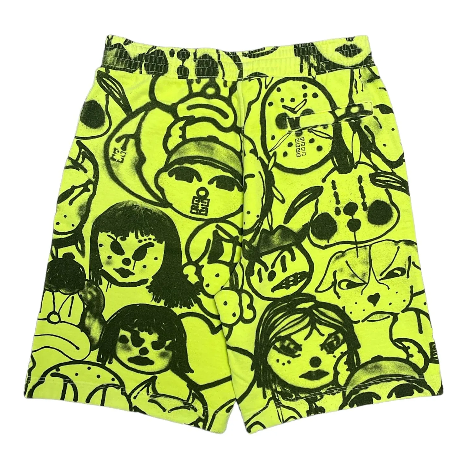 Givenchy Chito Dog Sweatshorts Neon Yellow