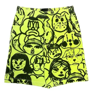 Givenchy Chito Dog Sweatshorts Neon Yellow