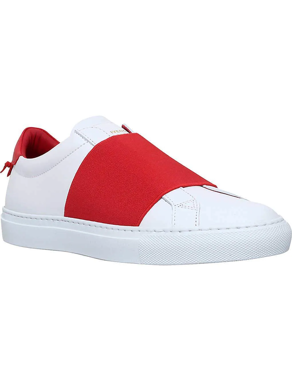 Givenchy Elastic Band Slip-On Sneaker Low White Red