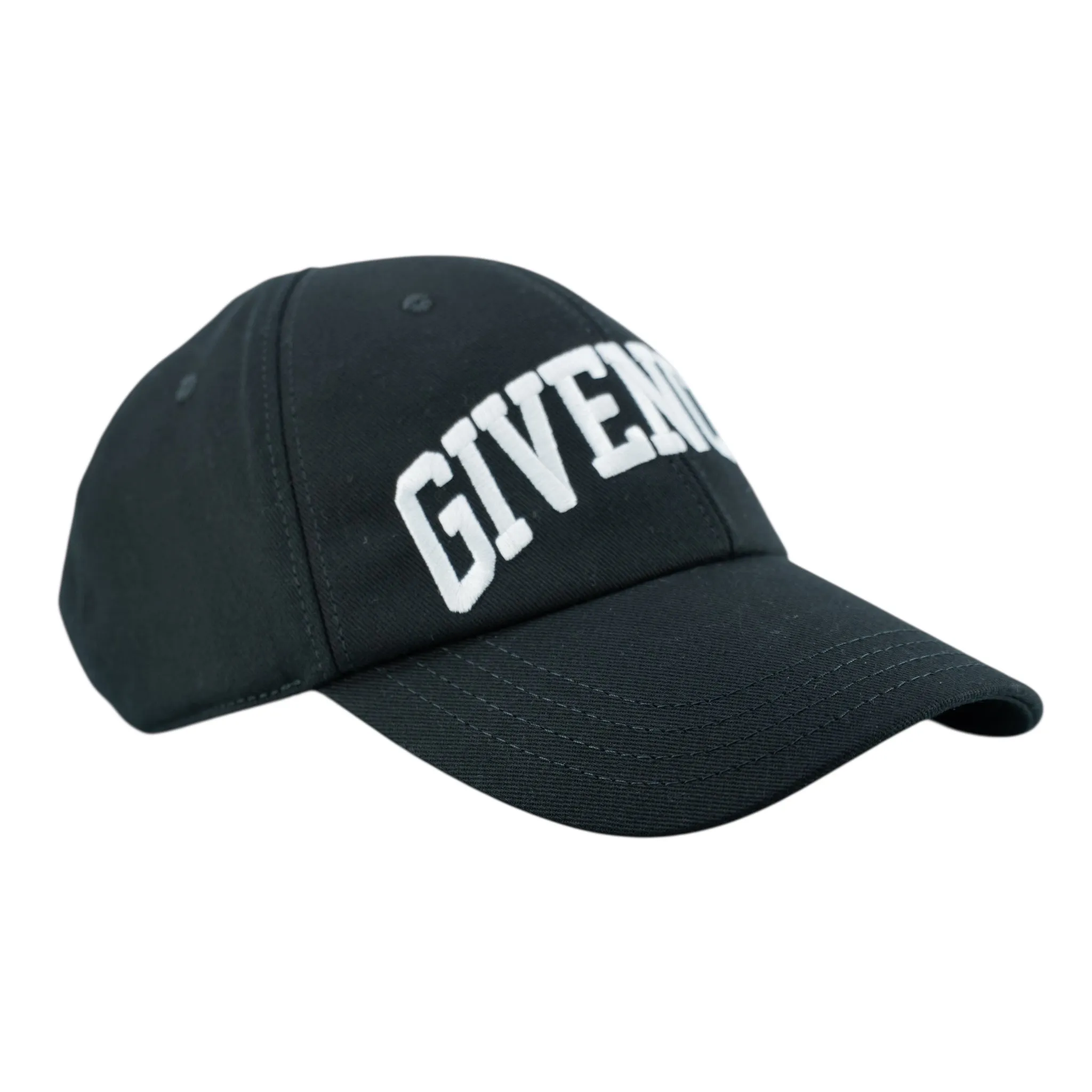 Givenchy Embroidered College Logo Hat Black White