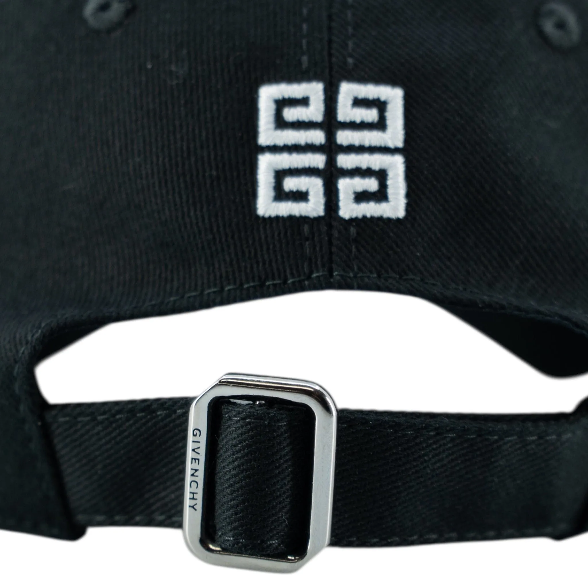 Givenchy Embroidered College Logo Hat Black White