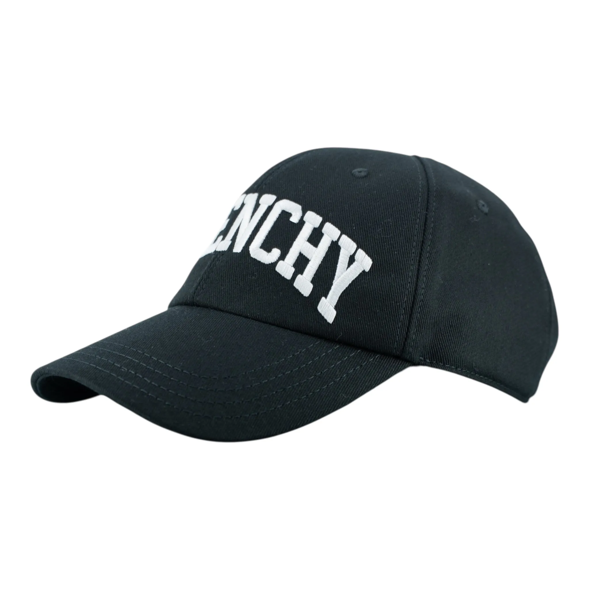 Givenchy Embroidered College Logo Hat Black White