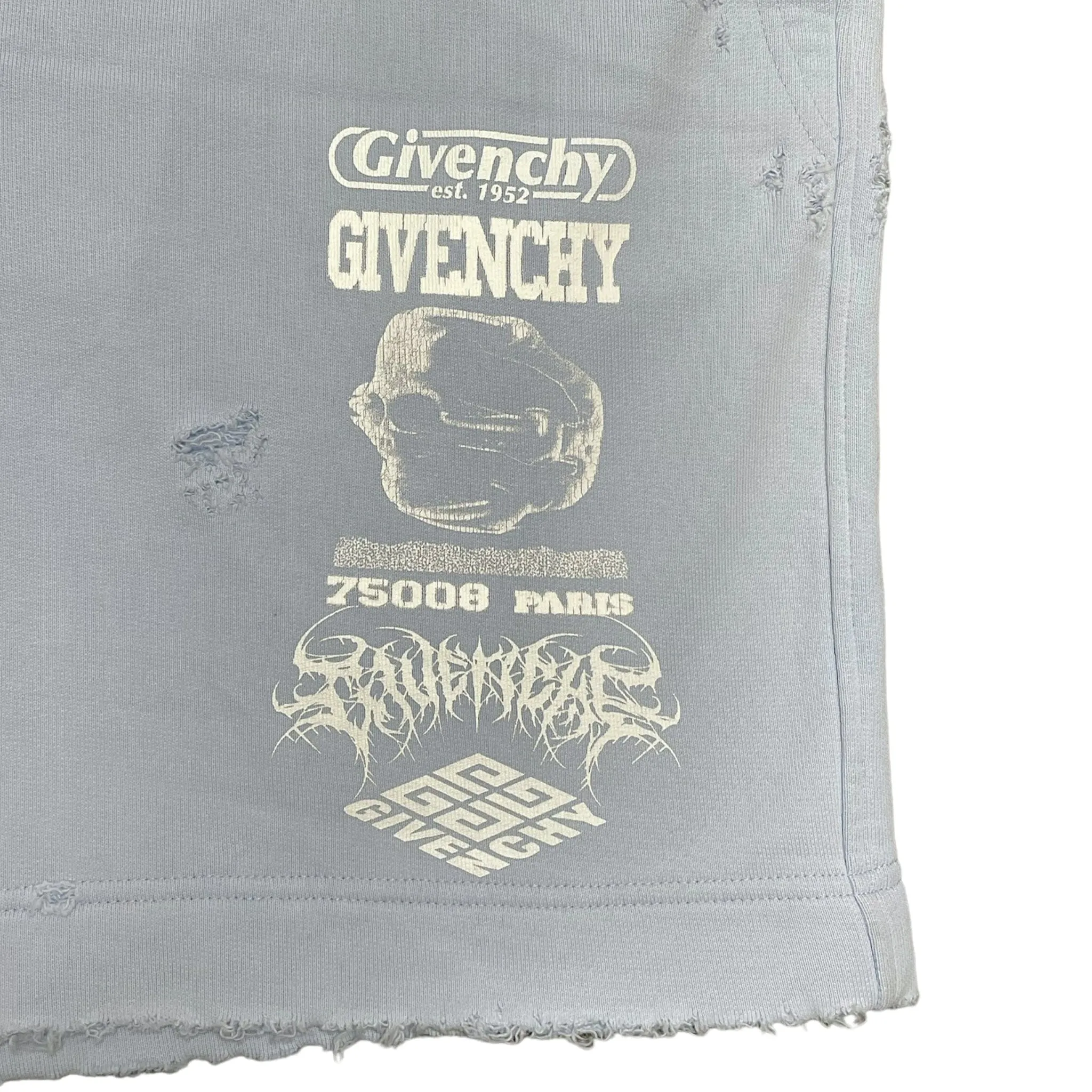 Givenchy New Board Sweatshorts Baby Blue