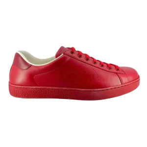 Gucci Ace Interlocking G Sneaker Low Hibiscus Red