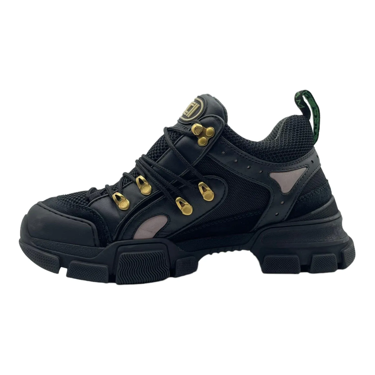 Gucci Flashtrek SEGA Black Leather Pre-Owned