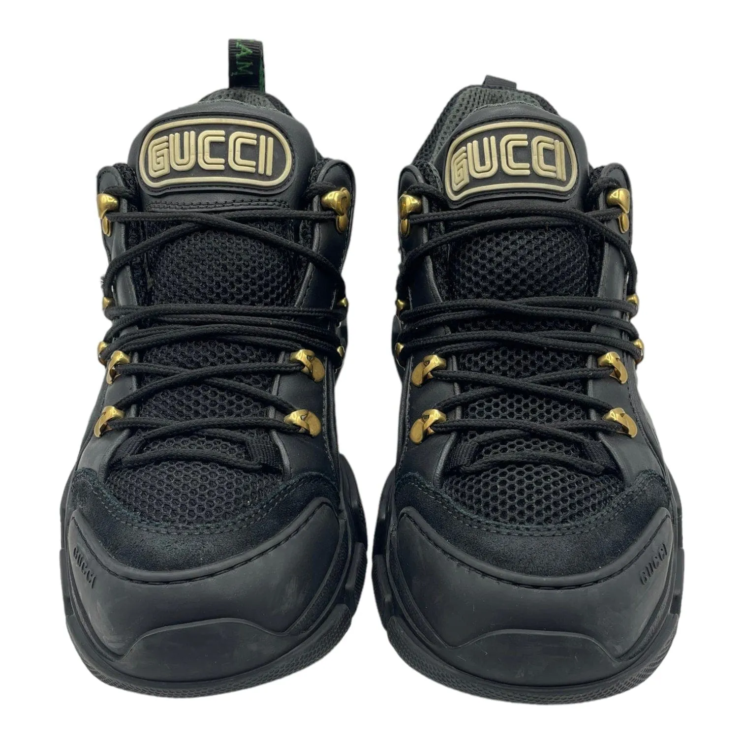 Gucci Flashtrek SEGA Black Leather Pre-Owned