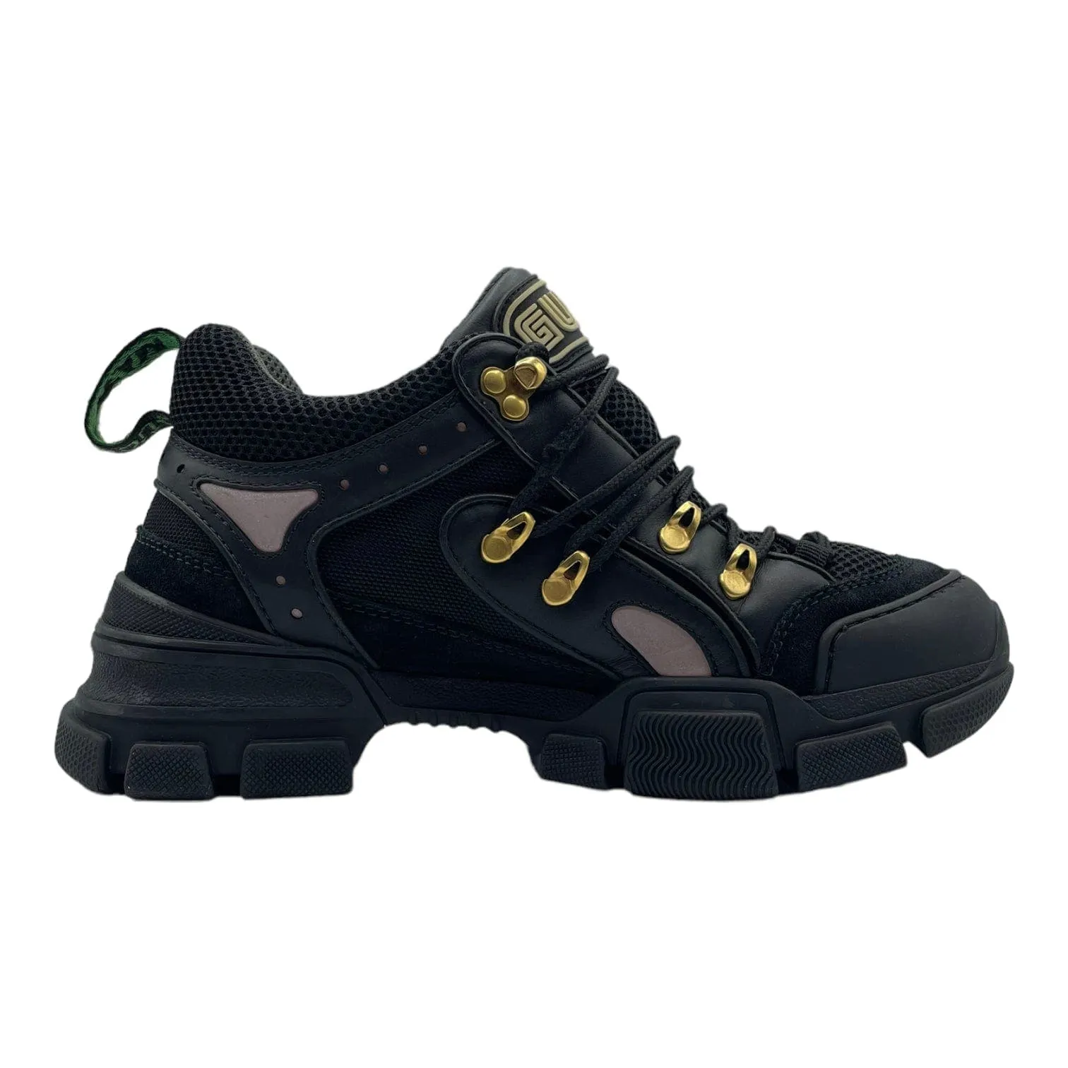 Gucci Flashtrek SEGA Black Leather Pre-Owned